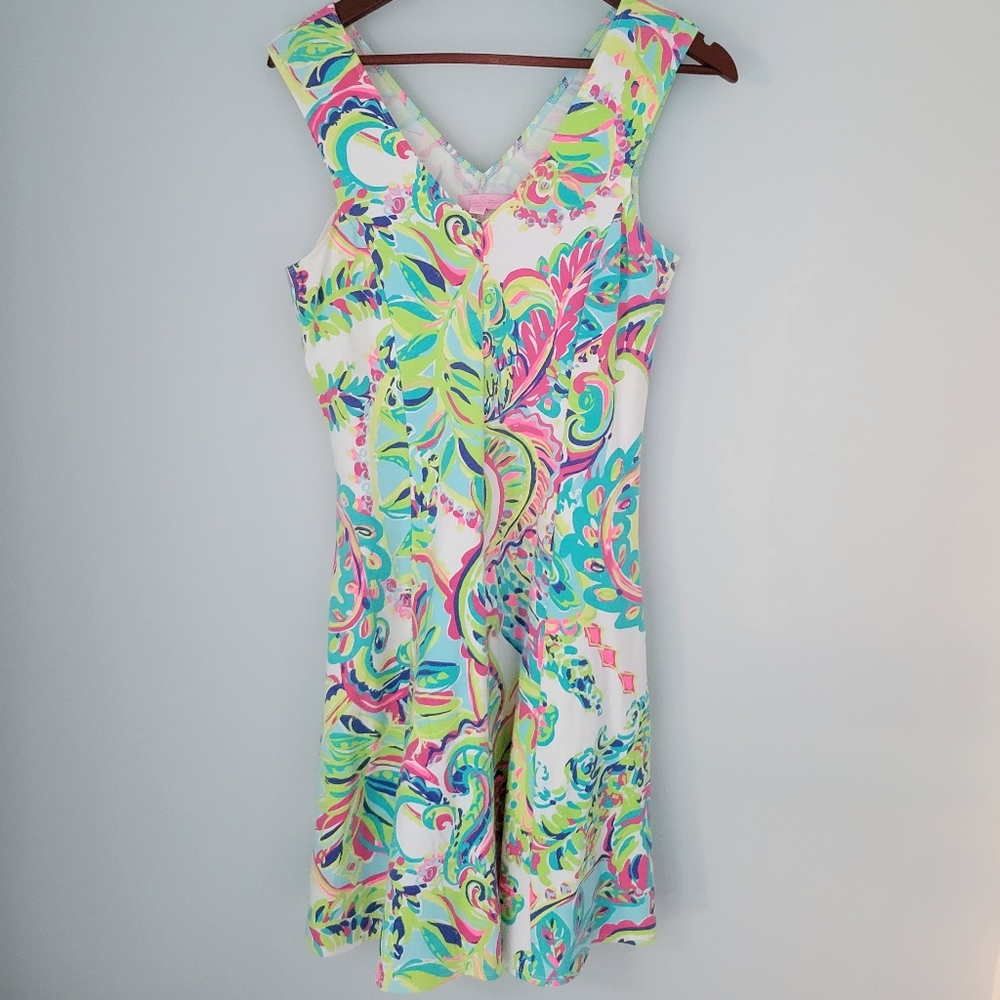 Lilly Pulitzer Paisley Swing Dress M